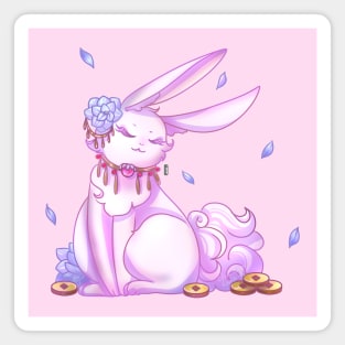 Elegant Bunny Magnet